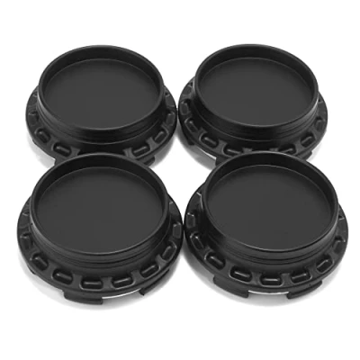 Abbildung von RhinoTuning 4 Stück Radnabenkappen für XXR Nissan Niche Nabendeckel OD 67 mm ID 62 mm, Schwarz Radnabenabdeckung Geeignet GT30 GT V GTC GTS GTM GTF RE30 TE37 CE28N Rad, M 777 C 307 1 Felgendeckel