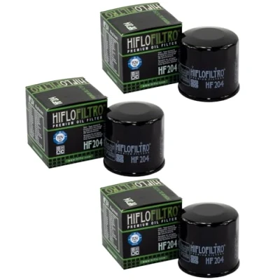 Abbildung von Ölfilter Set 3 Stück Hiflo HF204 für Arctic Cat Kawasa ki