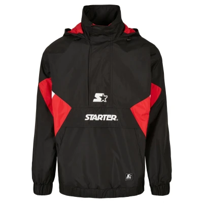 Abbildung von Starter Windbreaker, Herren, Größe: Large, Black/cityred/white