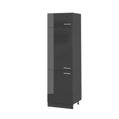 Abbildung von Vicco Kühlumbauschrank R Line, Anthrazit Hochglanz, 60 cm