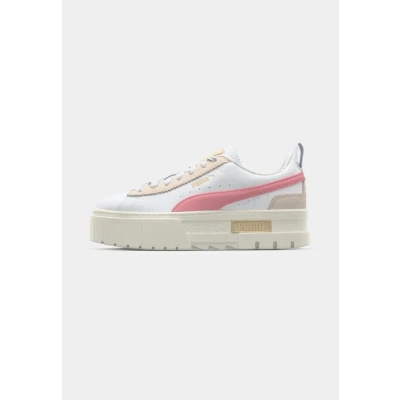 Abbildung von Puma Mayze Gentle Meld Sneakers Damen Schuhe Mit Plain White/Warm White Größe: 42.5