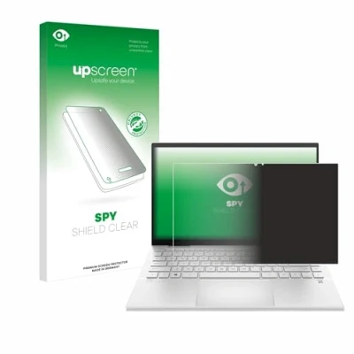 Abbildung von upscreen Anti Spy Blickschutzfolie für HP Pavilion x360 (14 dyX) Privacy Screen Displayschutz Folie [Sichtschutz, Blaulichtfilter]