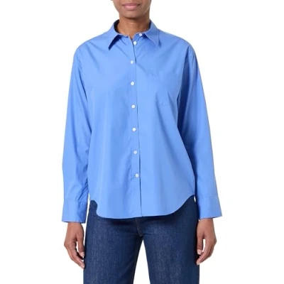 Abbildung von GANT Hemdbluse, Damen, Größe: 40, Perfect blue