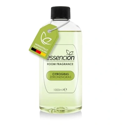 Abbildung von essencion Citro Gras Raumduft Refill Flasche 1000ml In 14 verlockenden Düften erhältlich (Citro Refill)