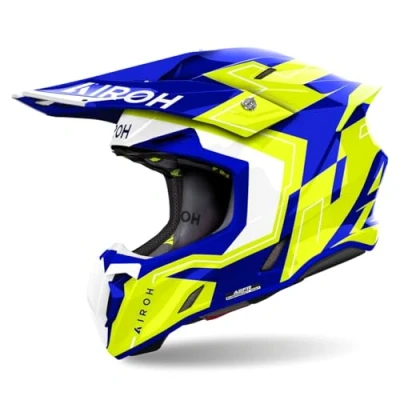 Abbildung von AIROH TWIST 3 DIZZY BLUE/YELLOW GLOSS XXL