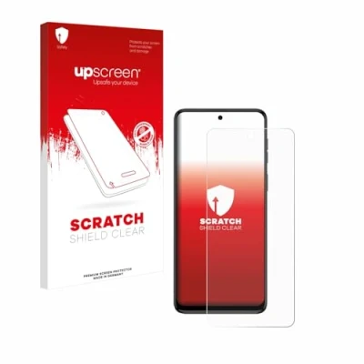 Abbildung von upscreen Schutzfolie für Motorola Moto G54 Kristall klar, Kratzschutz, Anti Fingerprint