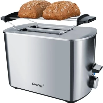 Abbildung von Steba Toaster &quot;TO 20 INOX&quot;, 2 kurze Schlitze, 850 W