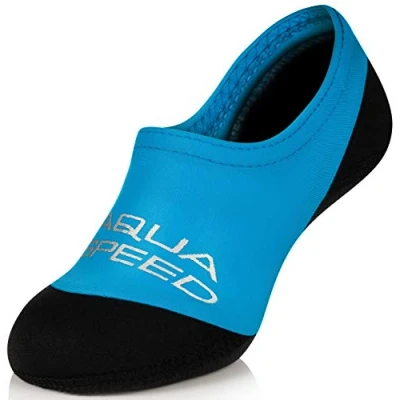 Abbildung von Aqua Speed Neoprensocken Schwimmsocken Kinder Erwachsene 20 45 Wasserschuh (Neopren Wassersocken Schwimmaccessoires) Dünnes Neopren für Wärme &amp; Wasserspaß