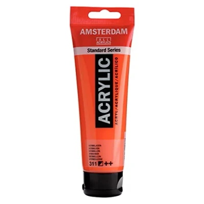 Abbildung von Amsterdam Standard Series Acrylfarbe Tube 120 ml Zinnober 311 (17093112)