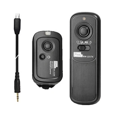 Abbildung von Pixel Kabellose Fernauslöser RW/S2 Auslöser Fernbedienung Kompatibel mit Sony a1 a9 a7 a7R a7S a6600 a6500 a6400 a6300 a6100 a6000 a5000 RX100II RX10 RX0 a68 a58 ZV 1 HX99 HX400 QX1 wie RM SPR1