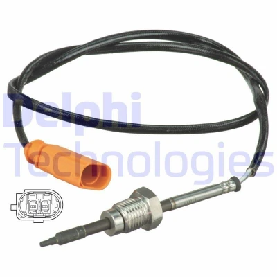 Abbildung von DELPHI TS30080 Sensor, Abgastemperatur VOLKSWAGEN: Multivan 5 (7HM, Transporter Bus, Kastenwagen