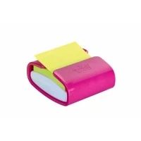 Abbildung von Post it PRO F1NG Spender für Super Sticky Z Notes, 1 Block à 90 Blatt, fuchsia