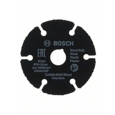 Abbildung von Bosch Accessories Trennscheibe Carbide Multi Wheel (für Material, Ø 50 mm, Zubehör EasyCut&amp;Grind)