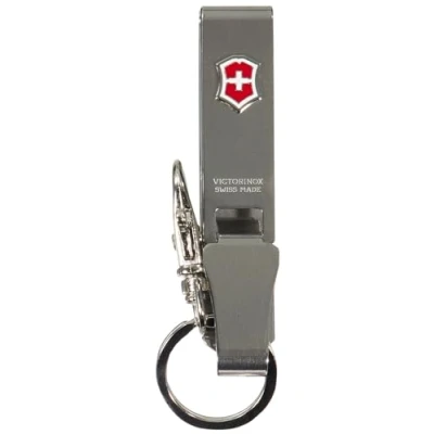 Abbildung von Victorinox, Gürtelanhänger Multiclip, Taschenmesser Klappmesser, Accessoires, Hülle, Metall, silber