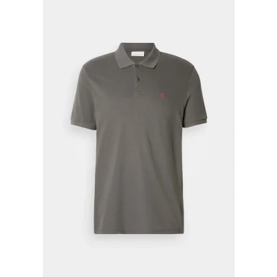 Abbildung von Calvin Klein Jeans Herren SS Monogram Pique Polo LV040EM269 Polos, Grau (Beluga), XS, XS