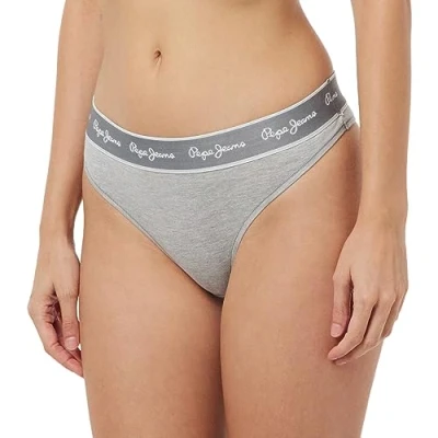 Abbildung von Pepe Jeans Thong String, Damen, Größe: Small, Grey marl