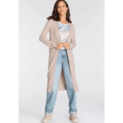 Abbildung von Laura Scott Longstrickjacke, aus kuscheliger Strickqualität