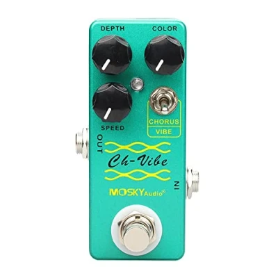 Abbildung von Mosky CH VIBE Chorus/Vibrato Pedal im Vintage Stil