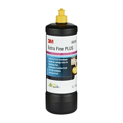 Abbildung von 3M Perfect it Extra Fine Plus Schleifpaste 80349 zur Autopflege, Autopolitur, und Auto Aufbereitung 1 Liter Flasche
