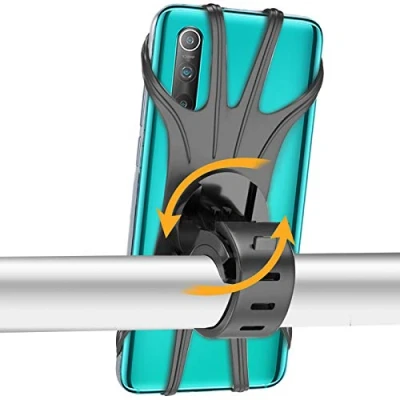 Abbildung von EPILUM Fahrrad Handyhalterung 360 Drehbar Verstellbar Silikon mtb Smartphone Halterung Universal