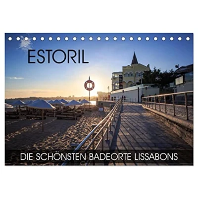Abbildung von ESTORIL die schönsten Badeorte Lissabons (Tischkalender 2025 DIN A5 quer), CALVENDO Monatskalender