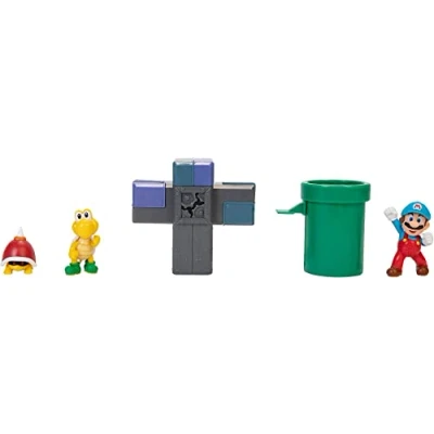Abbildung von Super Mario Actionfigur Nintendo Underground Diorama Spielset, 6,5 cm, (5 tlg)