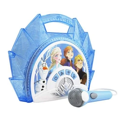Abbildung von Disney Eiskönigin 2 / Frozen Karaoke Maschine mit Mikrofon für Kinder eKids FR 115V2