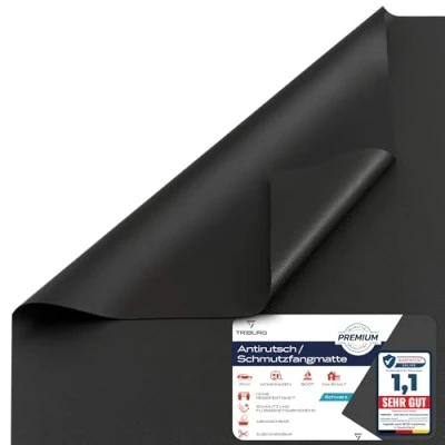Abbildung von TRIBURG Universal Antirutsch Schmutzmatte 120x180 cm Wasserdicht und Zuschneidbar Kofferraummatte Antirutschmatte Auto Schubladen Kofferraum Schutzmatte