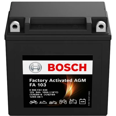 Abbildung von BOSCH 0 986 FA1 030 Batterie 12V 9Ah 100A B0