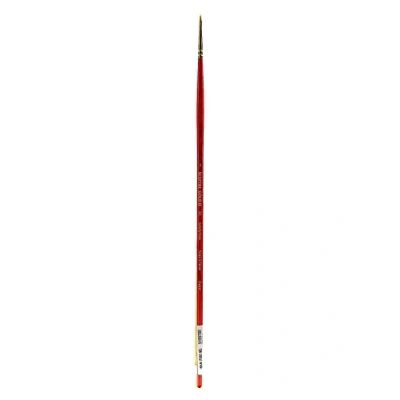 Abbildung von Winsor &amp; Newton 5185700 Sceptre Gold II Künstler Aquarellpinsel mit hoher Farbtragekapazitat exzellenter Sprungkraft, Serie 505 Flachpinsel, langer Stiel, Nr.0 1,5mm