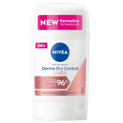 Abbildung von 5x NIVEA Women Deodorant Stick/ Anti Transpirant Derma Dry Control Maximum 50ml
