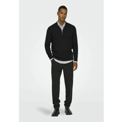 Abbildung von Only &amp; Sons Strickpullover, Herren, Größe: XXL, Black