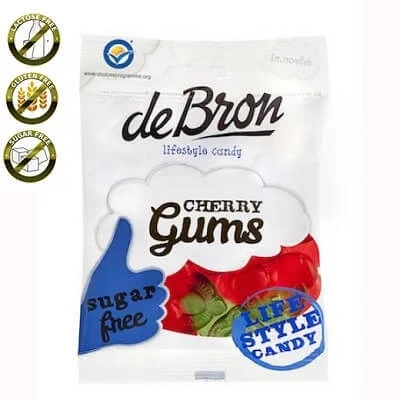 Abbildung von deBron Cherry Gums sugarfree