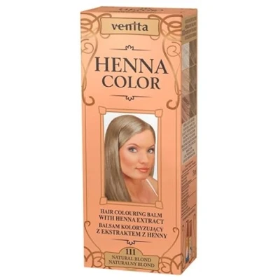 Abbildung von Venita Henna Color Haarfärbemittel, 111 Natural Blond, 75 ml