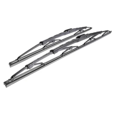 Abbildung von Mossa Vordere Scheibenwischer kompatibel mit Mazda 6 I (02.2002 12.2007) Wischerblätter Standard. Set für Frontscheibe (Fahrer + Beifahrerseite) (530 mm / 450 mm)