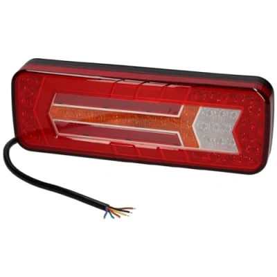Abbildung von SAMETRUCK LED Heckleuchte Neon dynamischer Blinker Rückleuchte 12V 24V links rechts PKW LKW Anhänger (Heckleuchte 12/24V)