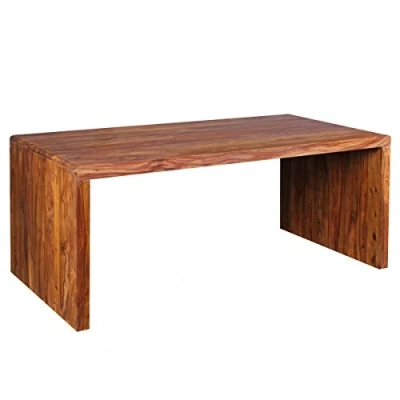 Abbildung von KADIMA Design Schreibtisch Teko 180 cm Sheesham Massivholz Bürotisch Computertisch