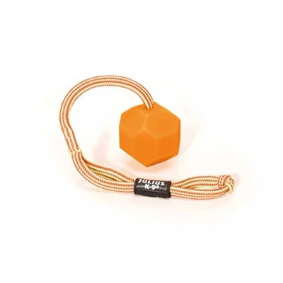 Abbildung von Julius K9 fluorescens bold med snor diam.60mm glat, orange, sof