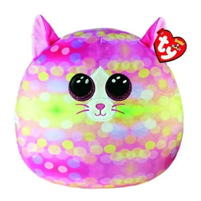 Abbildung von TY Beanie Boos Squish a Boo rosa Kat Sonny 31 cm, Mehrfarbig, 2009316, 40 cm
