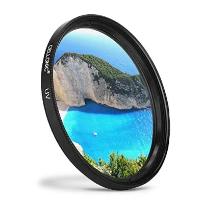 Abbildung von CELLONIC® UV Filter für Tamron 18 200 F3.5 6.3 250 (Ø 62mm) Objektive und Kameras mit 62mm Filtergewinde Schutzfilter Schutzglas, Sperrfilter, Klarfilter