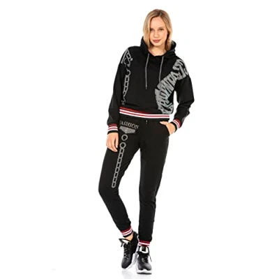 Abbildung von Cipo &amp; Baxx Trainingsanzug, Damen, Größe: Small, Black