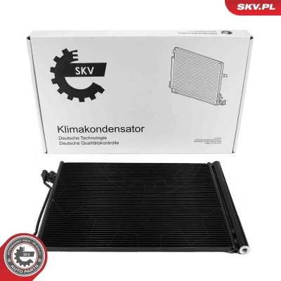 Abbildung von ESEN SKV 86SKV409 Klimakondensator mit Trockner Aluminium 636mm BMW: 5 Touring, Limousine, 7