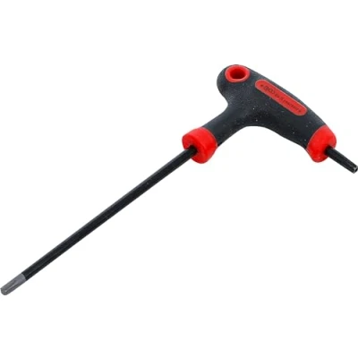 Abbildung von BGS Diy 7880 T20 Schraubendreher mit T Griff und seitlicher Klinge Profil (für Torx) mit/ohne Bohrung