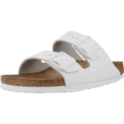 Abbildung von Birkenstock Arizona NL Badesandale, Herren, Größe: 37, Weiß Schuhe