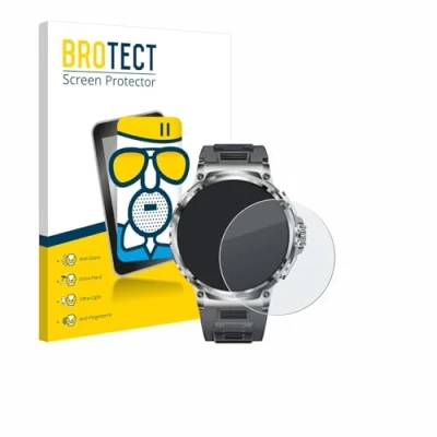 Abbildung von BROTECT Entspiegelungs Schutzglas für Smartwatch V69 1.85&quot; Schutz Folie Panzerfolie Glas Matt [Extrem Kratzfest 9H, Anti Reflex]