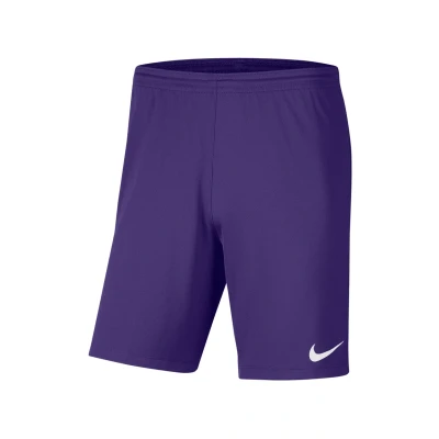 Abbildung von Nike Performance DRY PARK III kurze Sporthose, Herren, Größe: Large, Lilaweiss