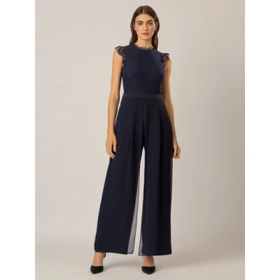 Abbildung von Apart Overall Jumpsuit, Damen, Größe: 42, Nachtblau