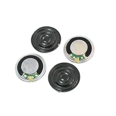 Abbildung von sourcing map 4 Stück 1Watt 8 Ohm runder interner Magnet Lautsprecher 20mm Dmr. Metall de