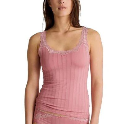 Abbildung von Calida TANK Unterhemd/shirt, Damen, Größe: Medium, Blush flower