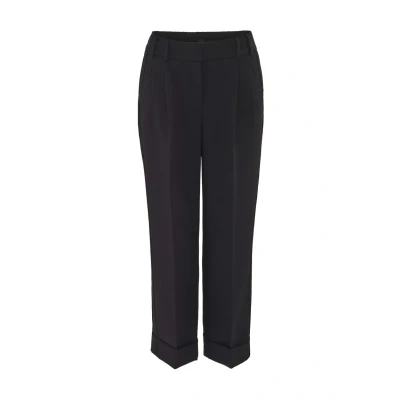 Abbildung von Opus Mallon Gerader Stoffhose, Damen, Größe: 36, Black